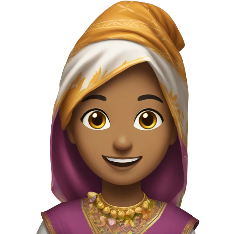 muslim girl celebrating emoji