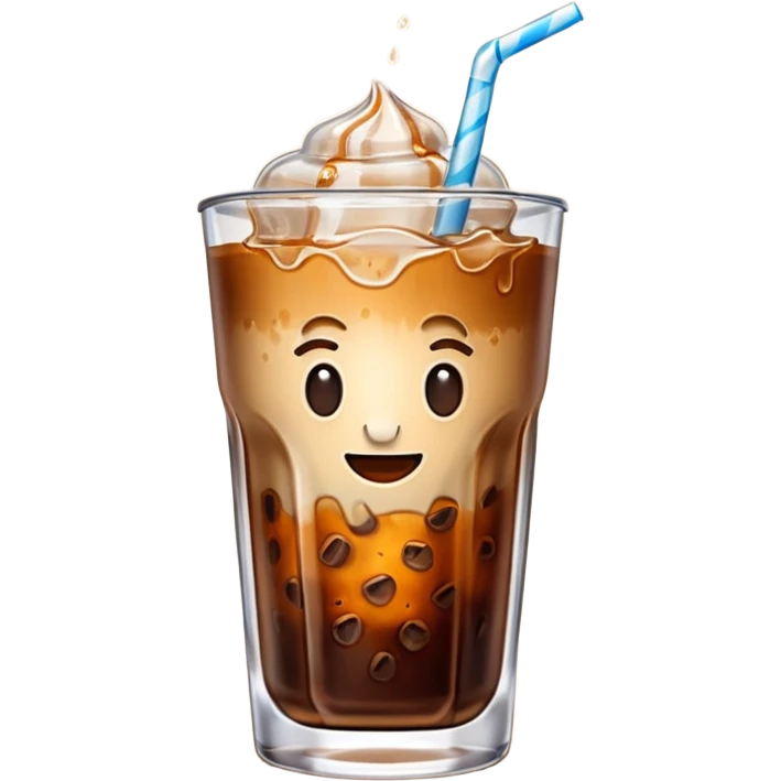 Iced coffee emoji