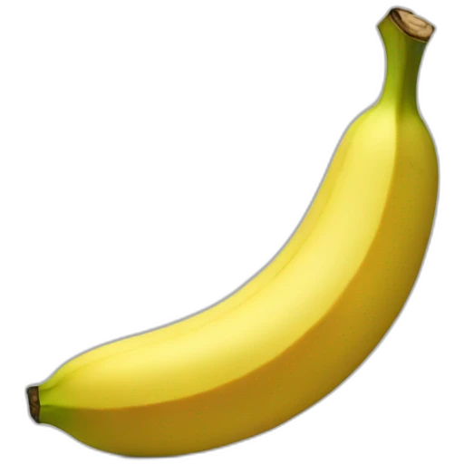 banana inserted in an apple emoji