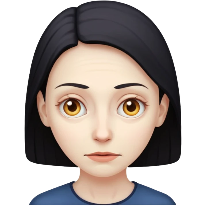 woman with eating disorder emoji