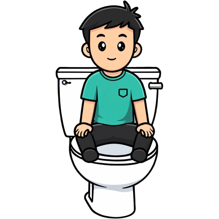 Shane on toliet  emoji