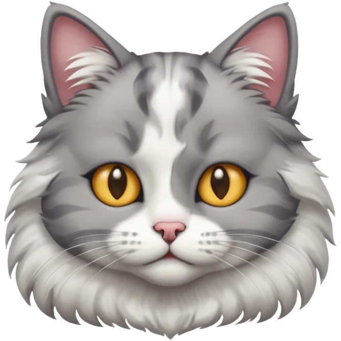 Cat with eyes crossed emoji