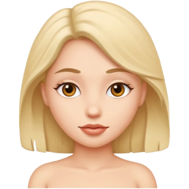 Голая женщина emoji