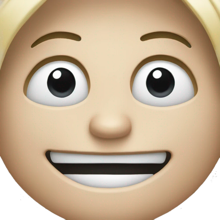 Smile with double face emoji