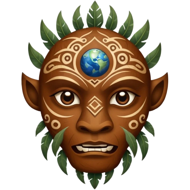 earth elemental tattoo motif emoji