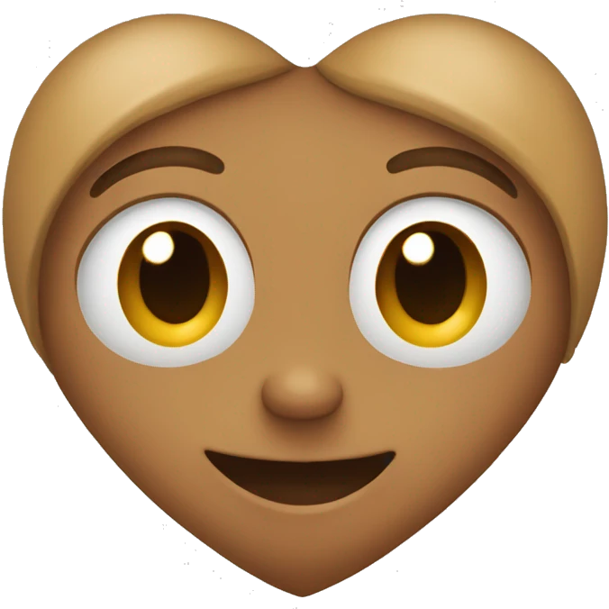 light brown heart  emoji