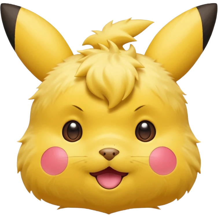Pikachu face emoji