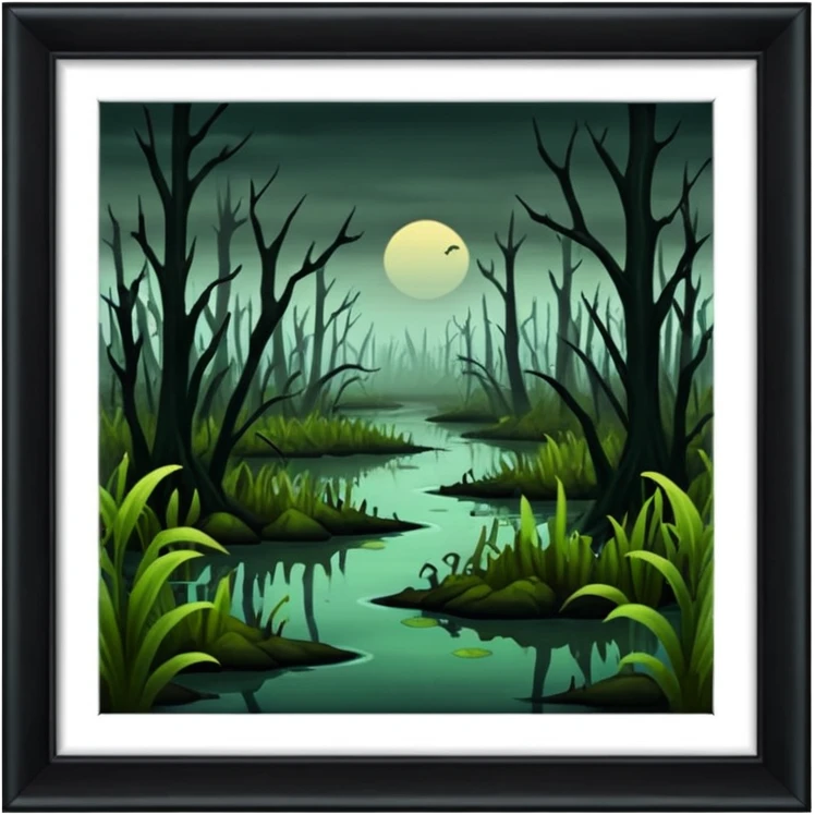 horror swamp emoji
