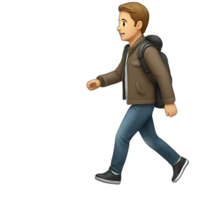 pedestrian  emoji