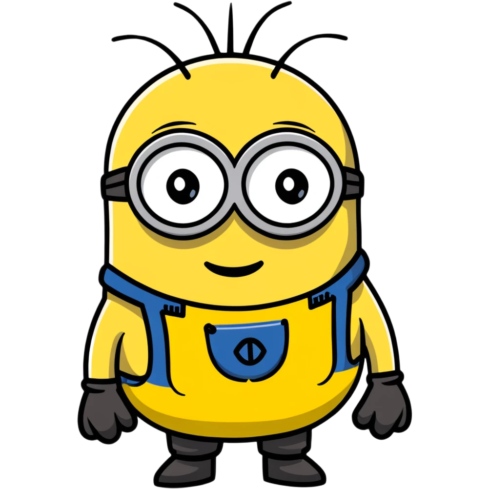 crying minion with tears emoji