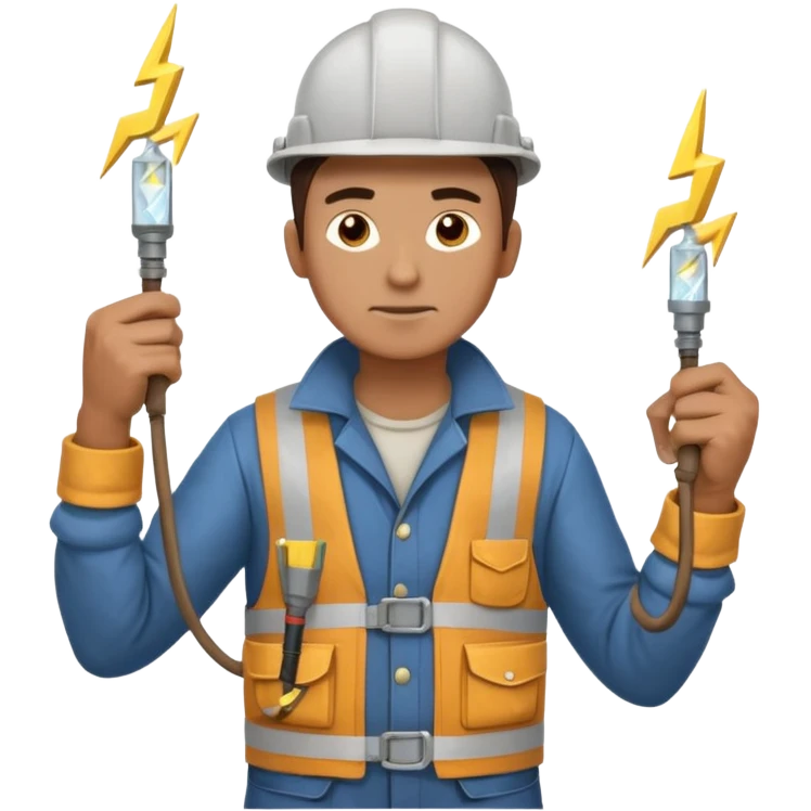 steeplejack man lightning conductor  emoji