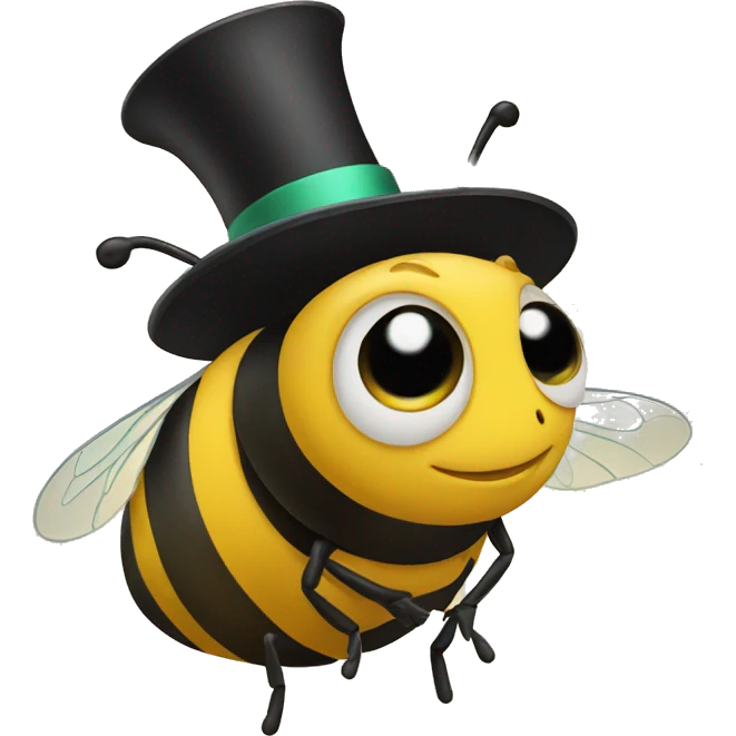 a magician bee emoji