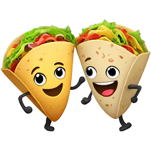 Taco burrito wa nanananana bananana boonoonoo banyana emoji