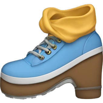 a chore tracker with a a shoes emoji