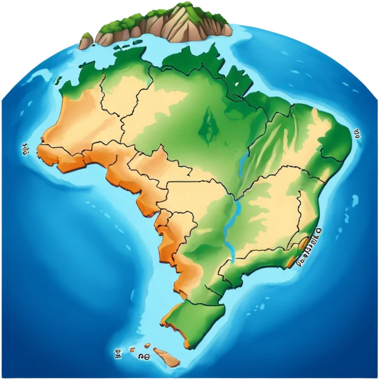 Map of Brazil emoji