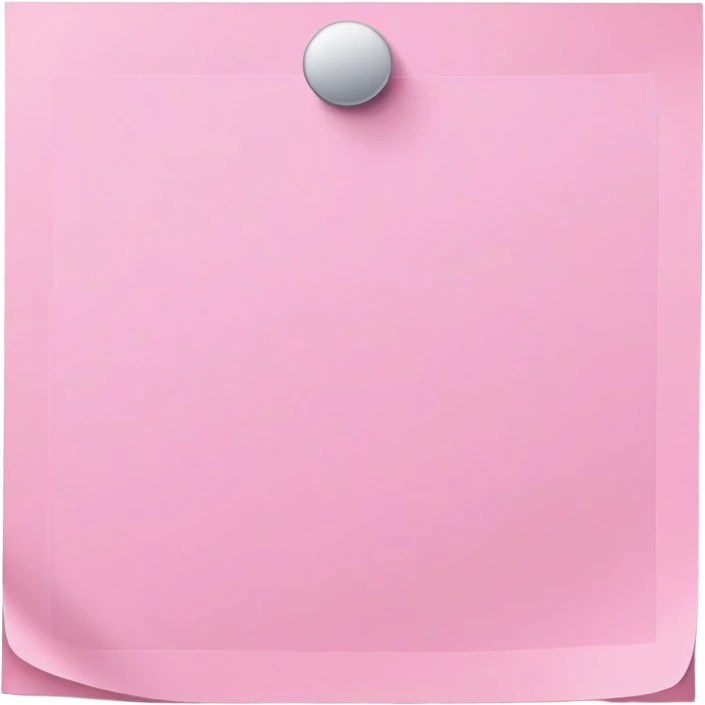 Light pink reminder emoji