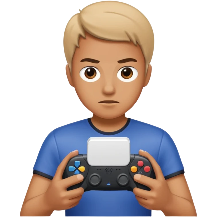 Playing a ps5 emoji