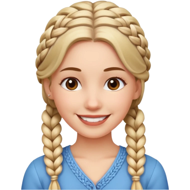 braided haired receptionist emoji