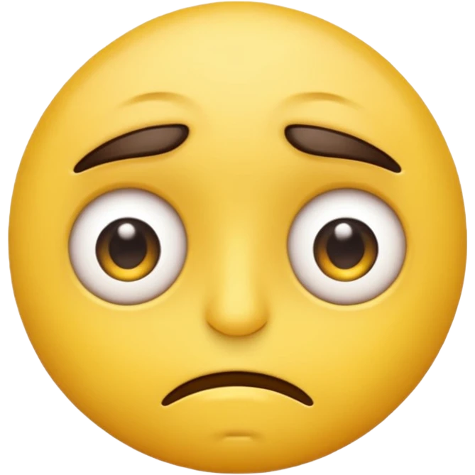 Tired emoji with eye bags emoji