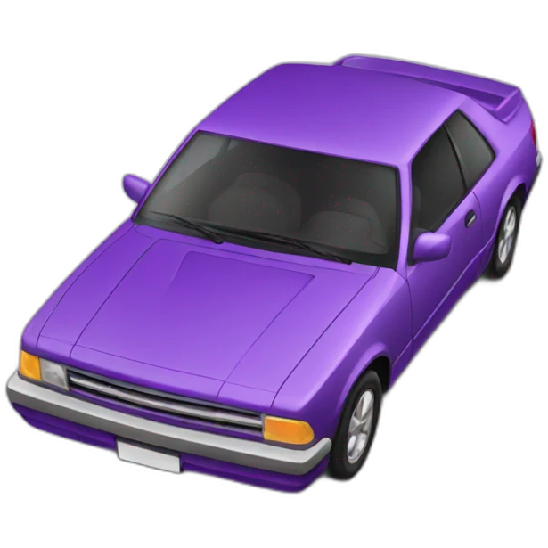 purple car emoji