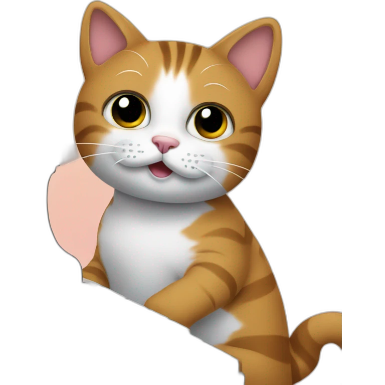 A cat playing piano emoji