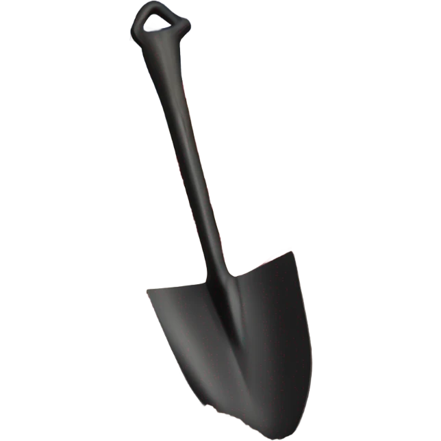 Large American Flag attached to one smaller black shovel in the ground   emoji