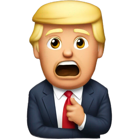 Trump eating tamales emoji