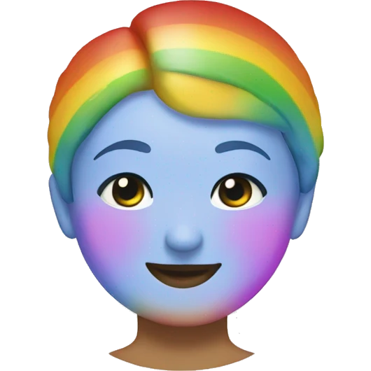 Rainbow spa emoji