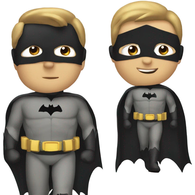 Batman glides emoji