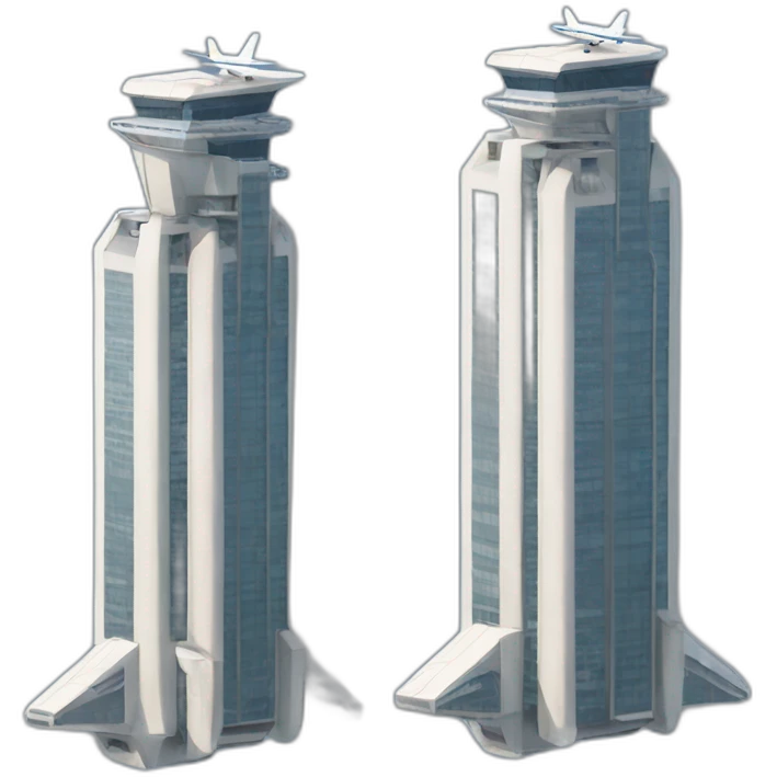 plane 2 towers emoji