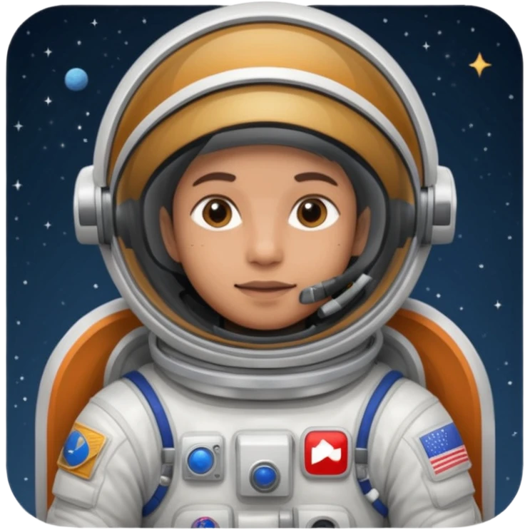 Astronauta Sem Internet YouTube emoji