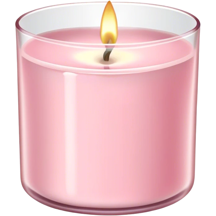Bath and body works light pink candle emoji