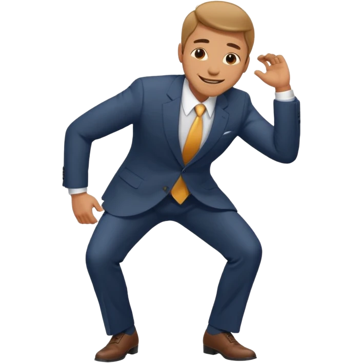 happy man bows emoji