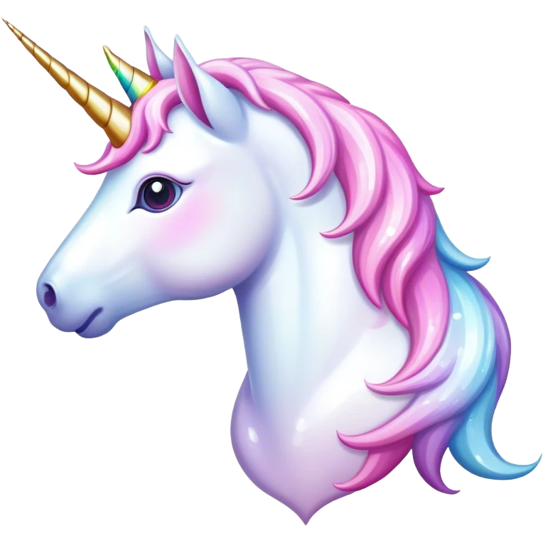 Unicorn with unicorn emoji