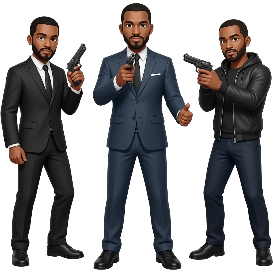 Black gang members who drive-by emoji