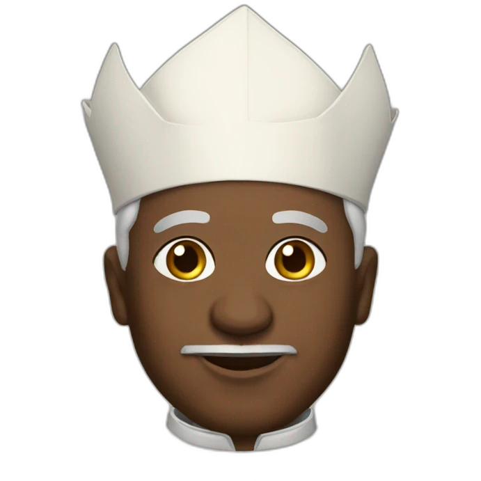 Black Francisco pope emoji