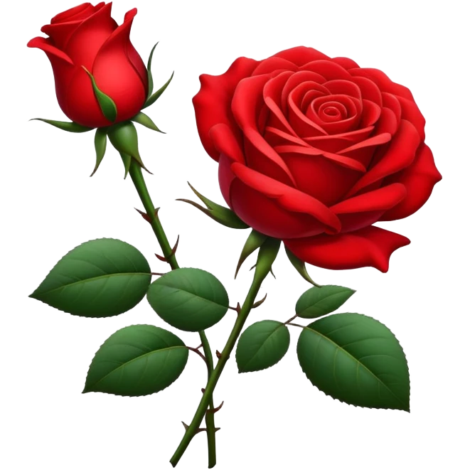 Rose or flowers  emoji