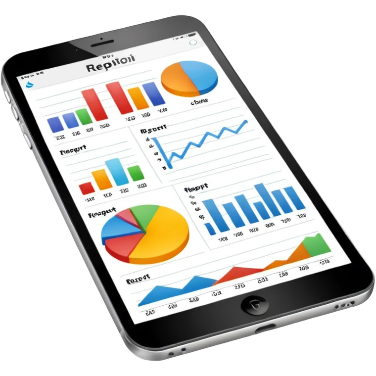 report with charts emoji