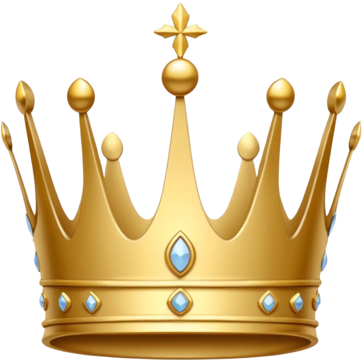 White crown skinny emoji
