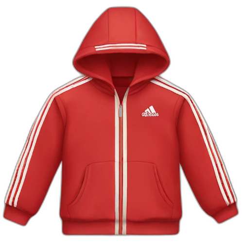 adidas red tracksuit emoji