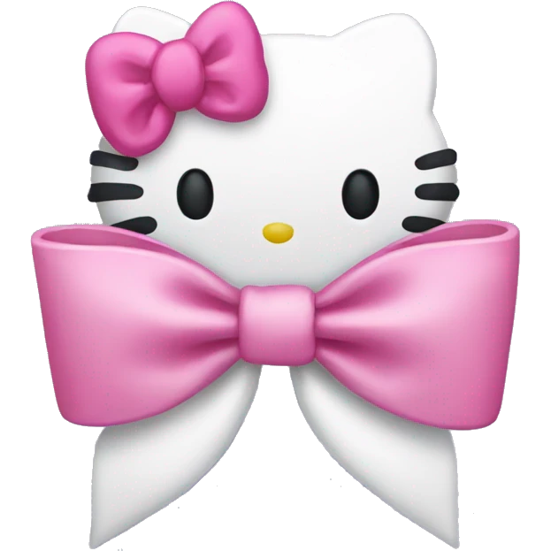 Hello kitty bow  emoji