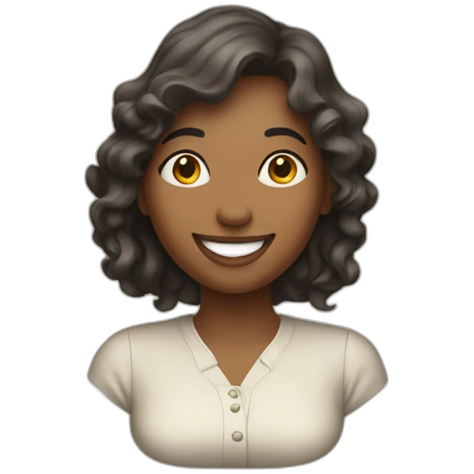 happy go lucky woman emoji