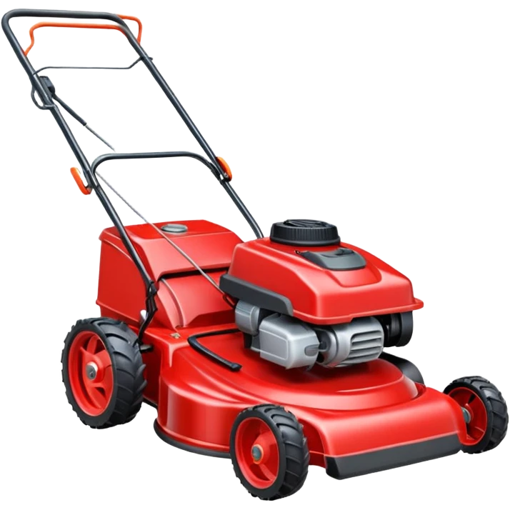 Red Lawnmower emoji