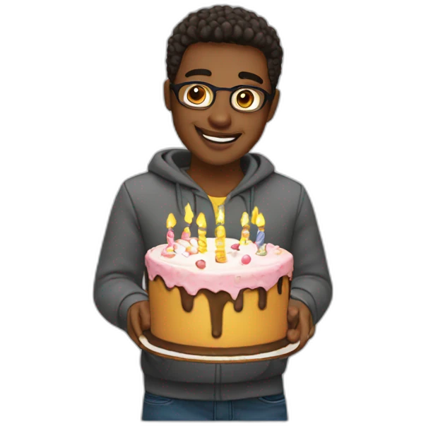happy birthday emoji