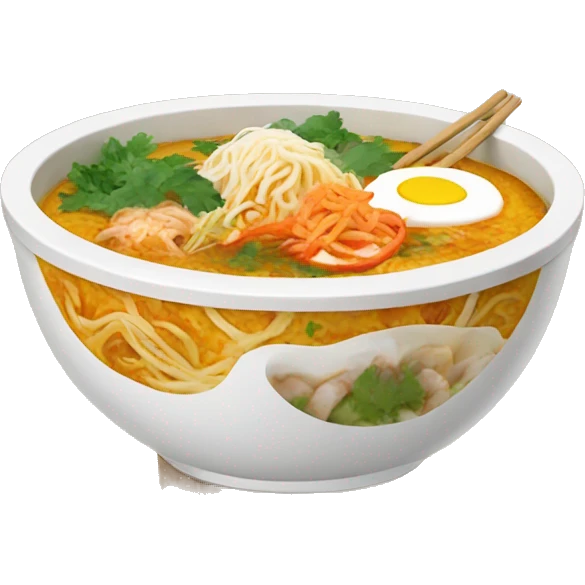 Laksa bowl  emoji