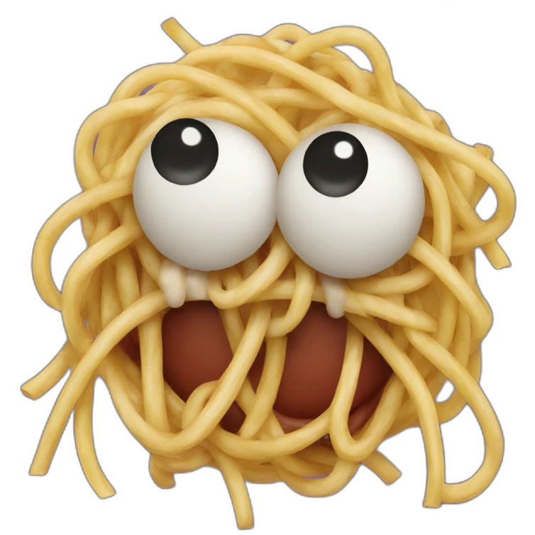 Spaghetti monster emoji