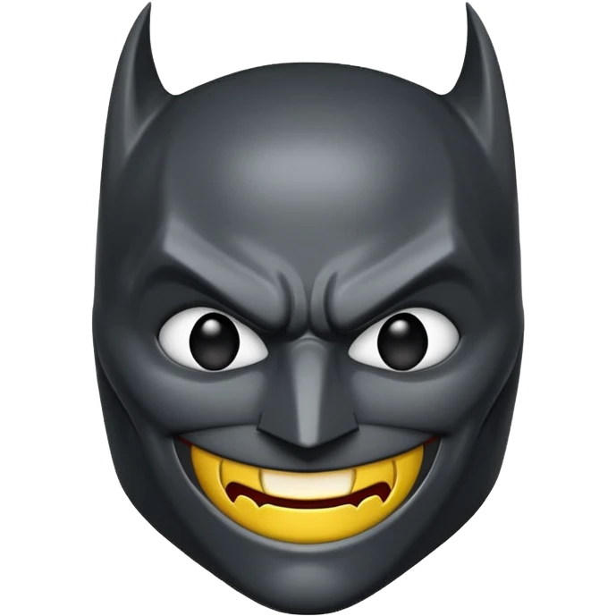 Evil Batman Emoji emoji