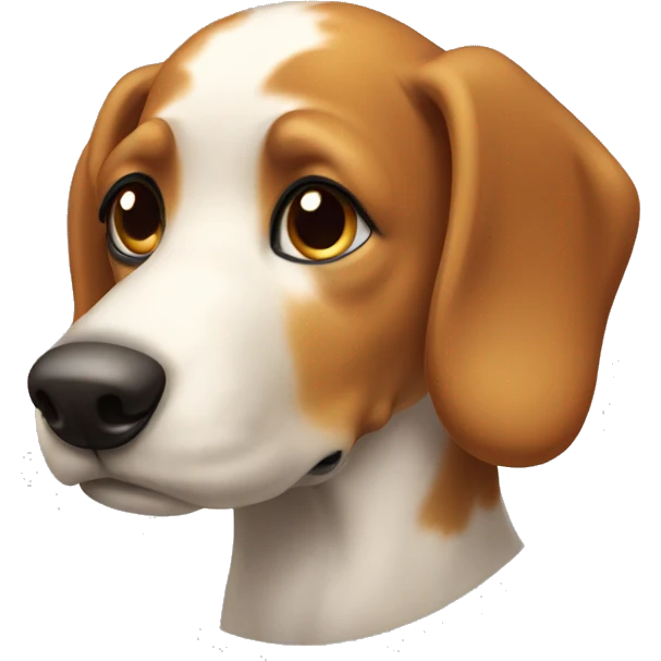 A dash hound with a bow emoji