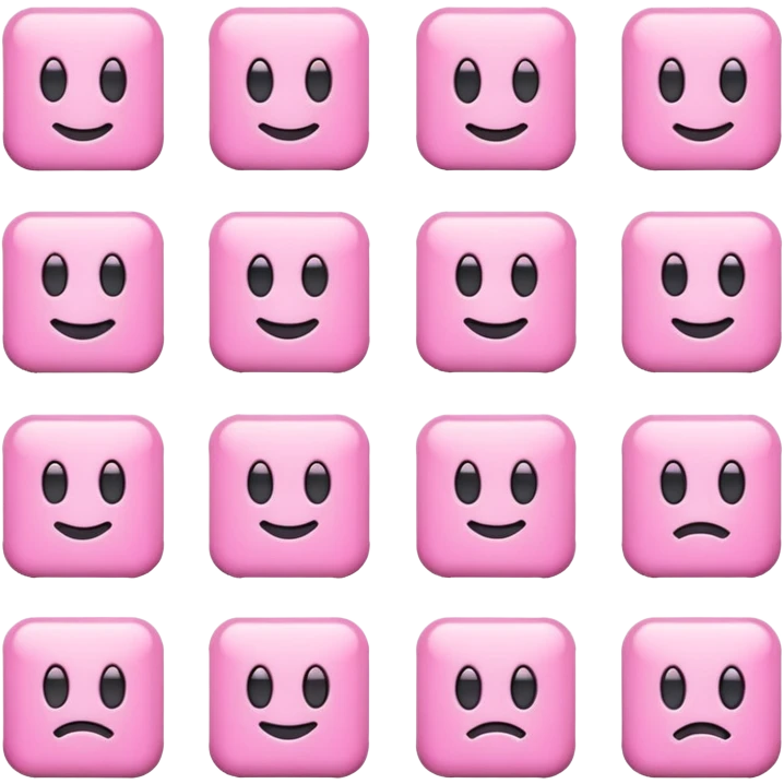 pink all apps emoji