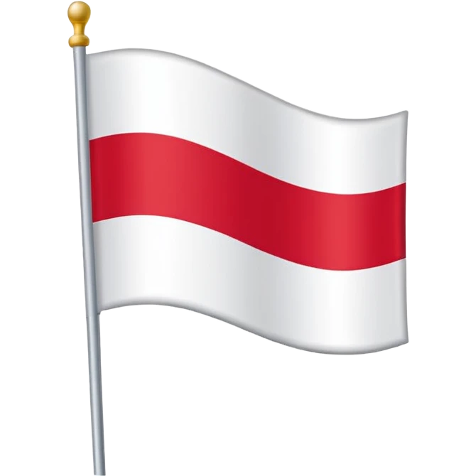 Flag of Otwock, Poland skandinavian style emoji